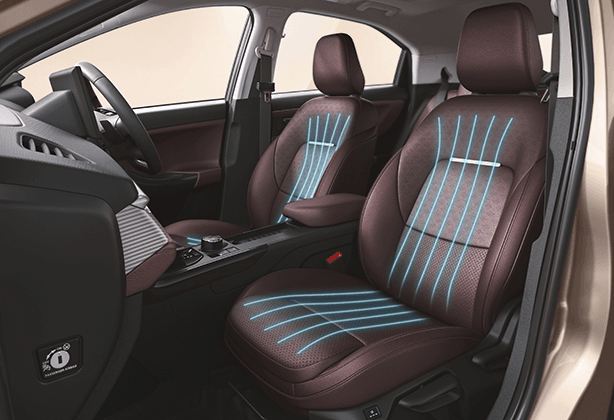 Tata Curvv Ventilated Front Seats for Enhanced Comfort
