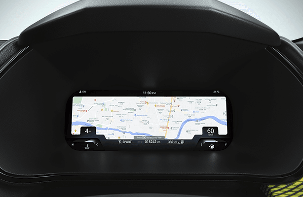 26.03 cm Fully Digital Instrument Cluster in Tata Harrier