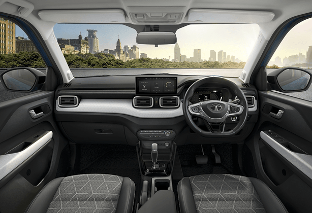 Eye-Catching Dashboard Design in Tata Punch Cabin