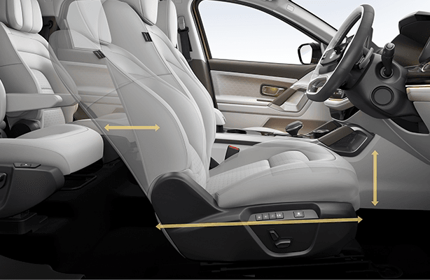 6-Way Electric Driver Seat with Memory in Tata Safari SUV