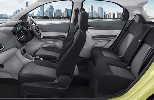 Premium Dual-Tone Upholstery in Tata Tiago EV