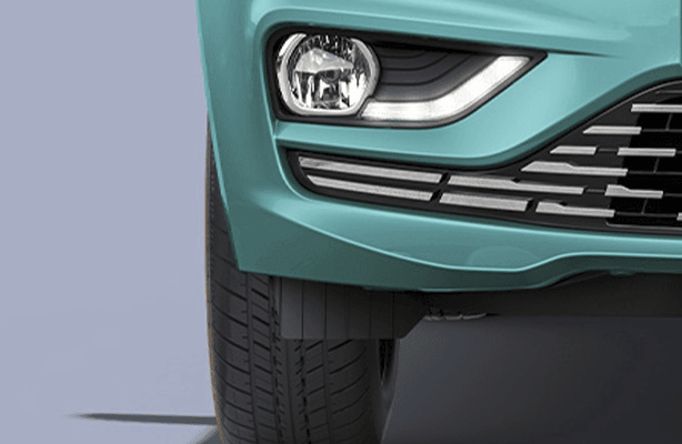 Tata Tiago with LED Daytime Running Lights for Enhanced Visibility