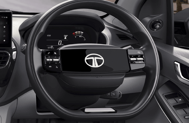Tata Tiago Smart Digital Steering Wheel with Illuminated Logo