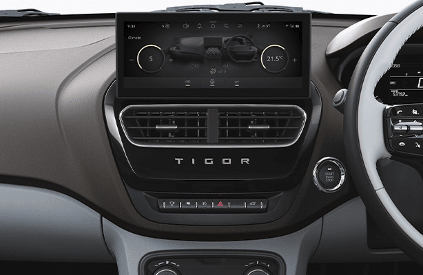 Tata tigor  with Wireless Android Auto and Apple CarPlay